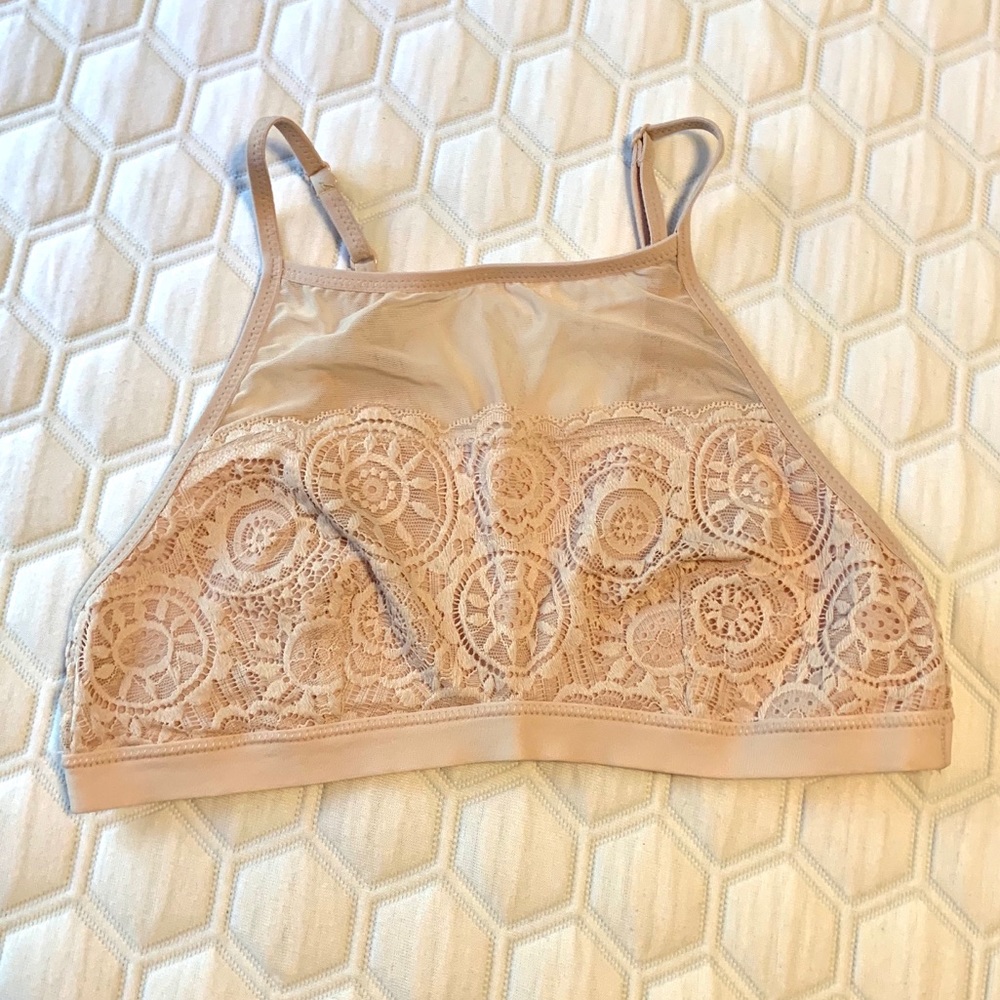 Baby pink bralette